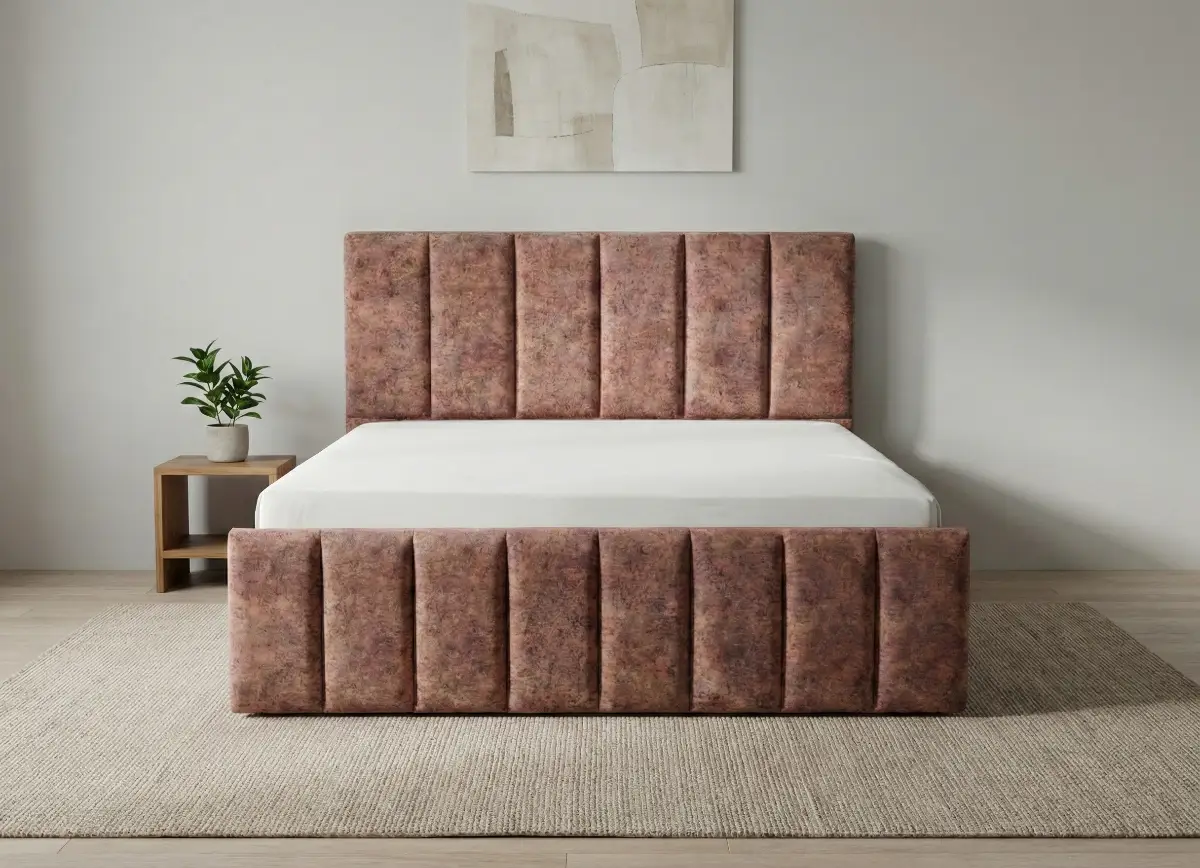Fully Cushioned Upholstered Bed