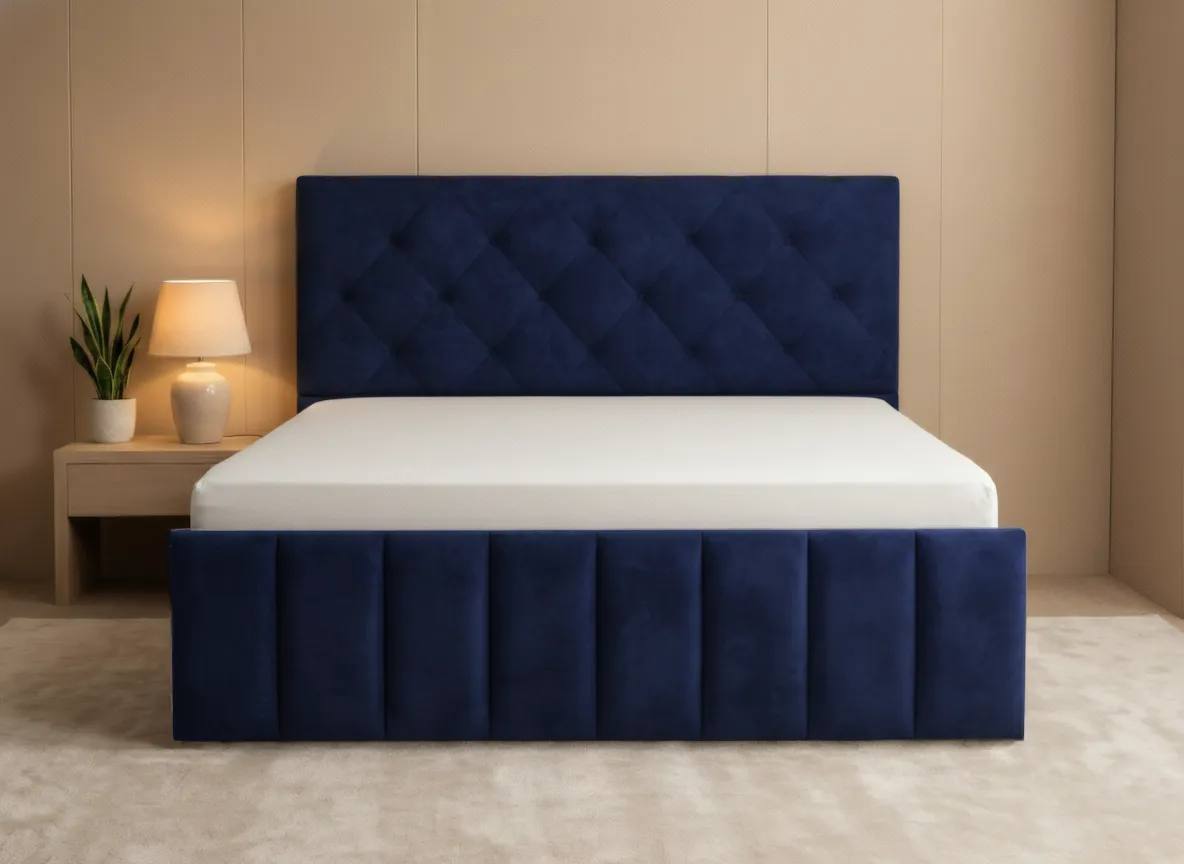 Luxury Fully Cushioned Upholstered Bed