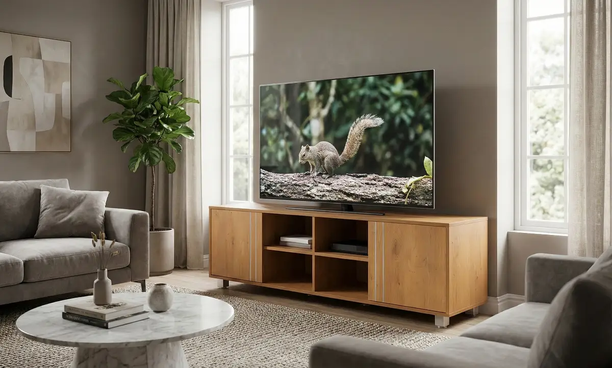 55 Inch Crystal UHD Smart LED TV – Ultra Clear 4K Entertainment Display