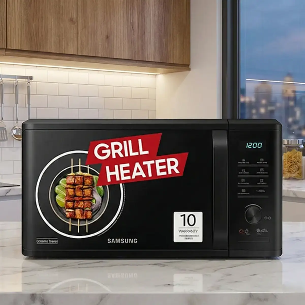 Microwave Grill Heater – Smart Cooking with Powerful Grilling Technology