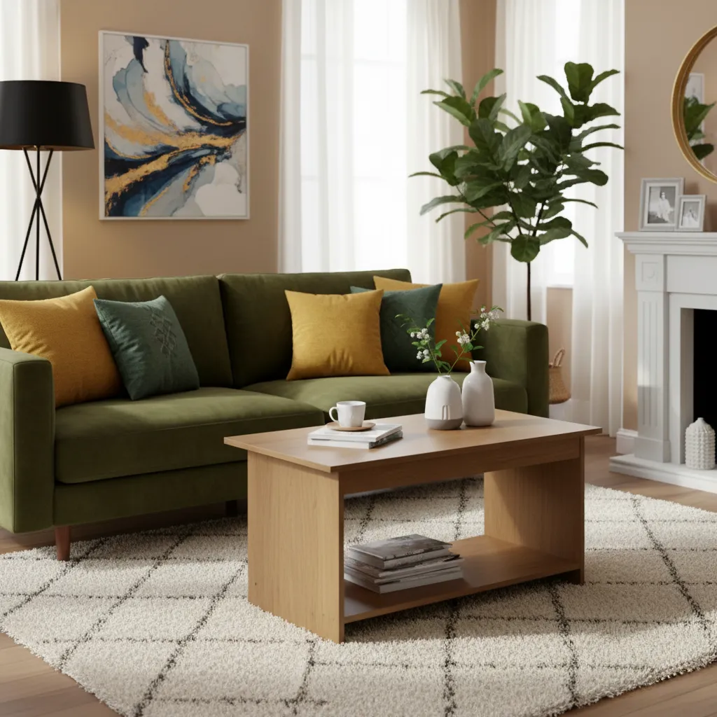 Multipurpose Engineered Wood Centre Table