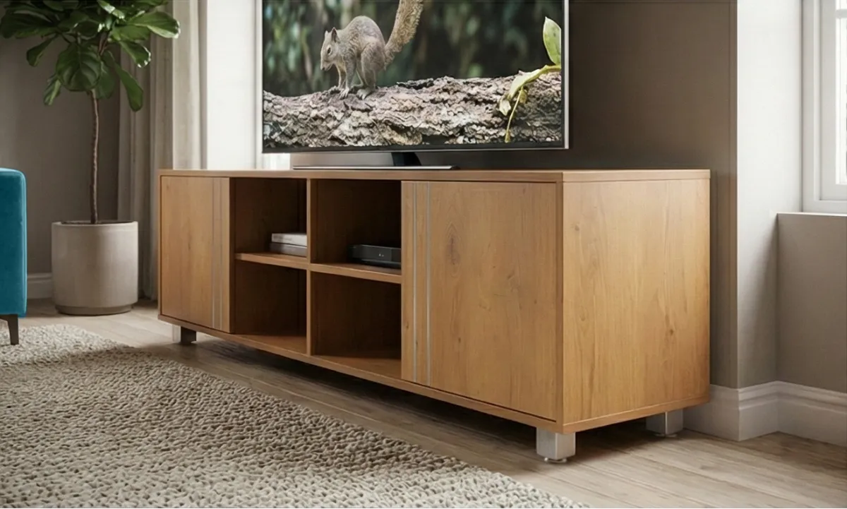 Modern Wooden TV Console Unit