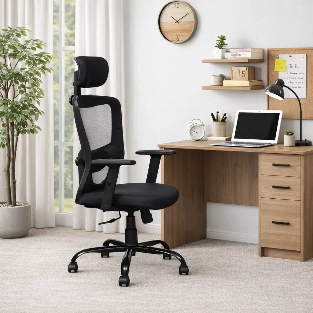 Premium Office Chair with Headrest
